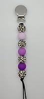 Algopix Similar Product 4 - Leopard Print and Purple Beaded Baby