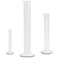 Algopix Similar Product 20 - Plastic Graduated Cylinder Set 3 Sizes