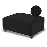 Algopix Similar Product 14 - NeColorLife Velvet Ottoman Cover