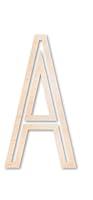 Algopix Similar Product 4 - Unfinished Wood Ostrich Letters 