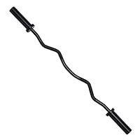 Algopix Similar Product 10 - HulkFit 48 Inch EZ Curl Bar Barbell for