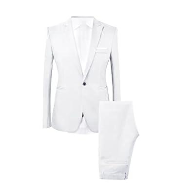 Best Deal for Men's 3 Piece Blazer Suit, Mens Casual Blazers Coat Shirt