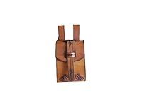 Algopix Similar Product 11 - Vial Leather belt Case for 3 plastic