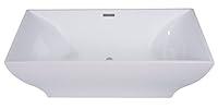 Algopix Similar Product 11 - ALFI brand AB8840 Tub, 67", White