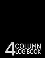 Algopix Similar Product 14 - 4 Column Log Book  4Column Notebook