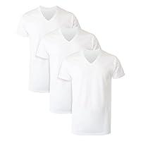 Algopix Similar Product 5 - Hanes mens Tagless Cotton Vneck 