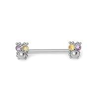 Algopix Similar Product 10 - Titanium Nipple Barbell  Nipple Ring