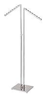 Algopix Similar Product 17 - SSWBasics Chrome 2Way Clothing Rack