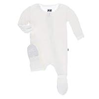 Algopix Similar Product 9 - KicKee Pants Print Footie with Zipper