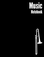 Algopix Similar Product 2 - Trombone Music Notebook Blank Music