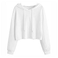 Algopix Similar Product 7 - Womens Lightweight Hoodies Crop Long