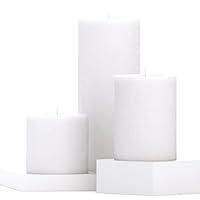 Algopix Similar Product 19 - CANDWAX Assorted Pillar Candles Set of