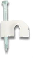 Algopix Similar Product 11 - Cable Clips - White (Pack of 14) - 7mm