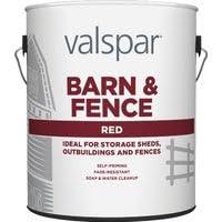Algopix Similar Product 1 - Valspar Paint BARN Fence Latex RED GA