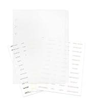 Algopix Similar Product 9 - Index Tabs for A5A6 6Holes Cover