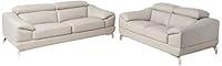 Algopix Similar Product 9 - Cortesi Home Vegas Genuine Leather Sofa