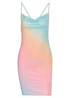 Algopix Similar Product 2 - Sofkiny Womens Tie Dye Spaghetti Strap