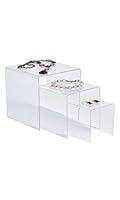 Algopix Similar Product 12 - Square Nesting Clear Acrylic Display