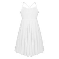 Algopix Similar Product 4 - TiaoBug Girls Spaghetti Chiffon Ballet