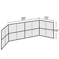 Algopix Similar Product 1 - Chin Link Backstop - 20' No Hood (SET)