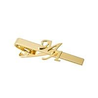 Algopix Similar Product 20 - Retro Saint Lily Tie Clip Stainless