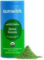 Algopix Similar Product 12 - SUNWINK Organic Detox Greens Superfood