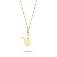 Algopix Similar Product 16 - Playboy Necklace in 14K Solid Gold