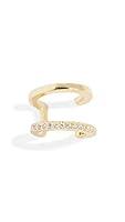 Algopix Similar Product 14 - SHASHI Womens Jade Pave Ear Cuff