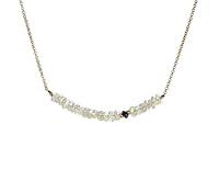 Algopix Similar Product 3 - Raw Black Diamond White Opal Bar