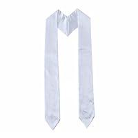 Algopix Similar Product 6 - LEYILE Graduation Stole White Soft