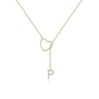 Algopix Similar Product 3 - Ewrkbr Letter Necklace for WomenDainty