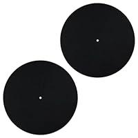 Algopix Similar Product 1 - LJHYSD 2pcs Turntable Platter Mat 12