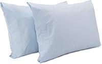 Algopix Similar Product 2 - Superity Linen Blue Pillow Cases  100