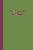 Algopix Similar Product 14 - Journal Every Thought Matters Green