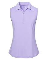 Algopix Similar Product 1 - MoFiz Womens Sleeveless Golf Polo