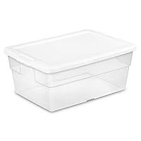 Algopix Similar Product 16 - Sterilite 16 Qt Storage Box Stackable