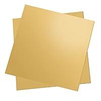 Algopix Similar Product 5 - 2 Pcs Brass Sheet 6 x 6 20