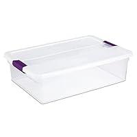 Algopix Similar Product 4 - Sterilite 32 Qt ClearView Latch Storage