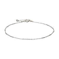 Algopix Similar Product 7 - Handmade Sterling Silver Chain Anklet
