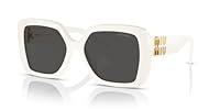 Algopix Similar Product 9 - Miu Miu SMU 10YS WhiteDark Grey