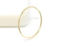 Algopix Similar Product 16 - Solid 14k Gold Thin Stacking Ring