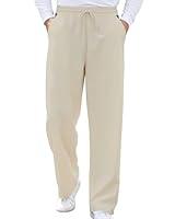 Algopix Similar Product 9 - TURAND Mens Pants Elastic Waist Slacks