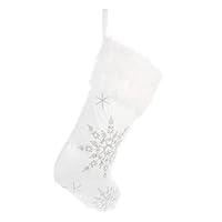 Algopix Similar Product 10 - OFFSCH 1pc Snowflake Stocking Fireplace