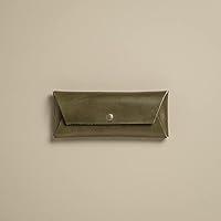 Algopix Similar Product 5 - Leather Pencil Case/Make Up Bag (Brown)