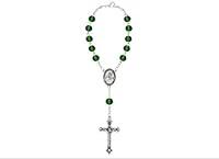 Algopix Similar Product 11 - Emerald/May Auto Rosary/Card