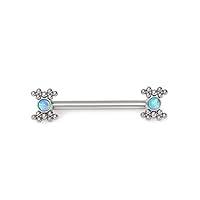 Algopix Similar Product 11 - Nipple Jewelry with Opal  Implant