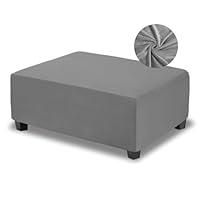 Algopix Similar Product 7 - NeColorLife Velvet Ottoman Cover