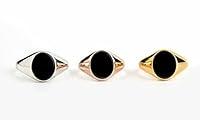 Algopix Similar Product 20 - Black Onyx Heavy Mens ring Black Onyx