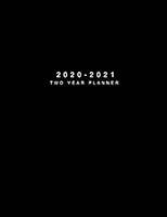 Algopix Similar Product 9 - 20202021 Two Year Planner Black Cover