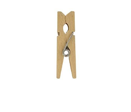 Wood Clips, 100pcs Wood Clothespins Wood Clip Pegs Clothespin